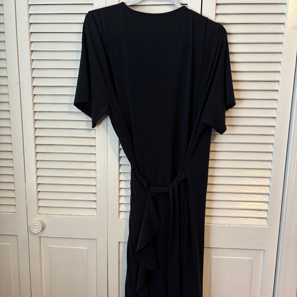 The Limited Black Ruffle Midi Dress - Picture 3 of 5